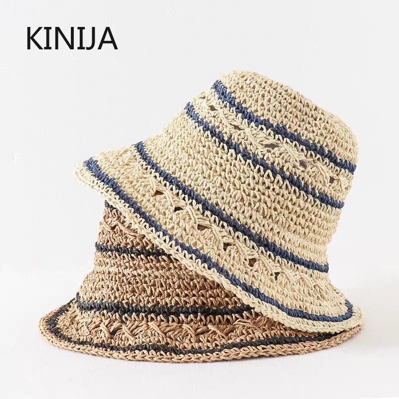 Letni kapelusz damski słomkowy – Bucket Hat Straw recenzja i cena